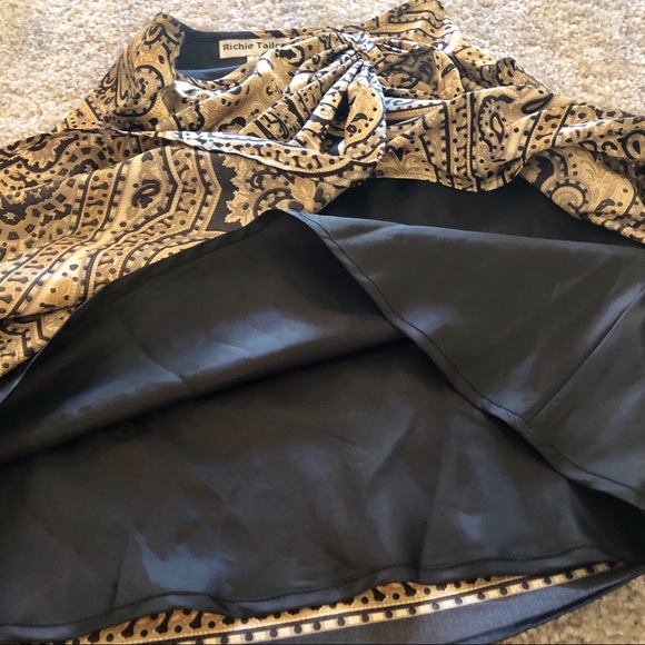 Silky Wrap Style Skirt - Picture 7 of 10